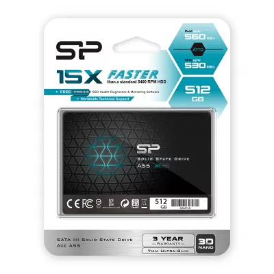 هارد‌ دیسک SSD اینترنال سیلیکون پاور ظرفیت 512 گیگابایت Silicon Power Ace A55 512GB