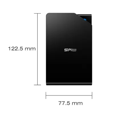 هارد دیسک اکسترنال سیلیکون پاور ظرفیت 2 ترابایت مدل Silicon Power Stream S03 2TB