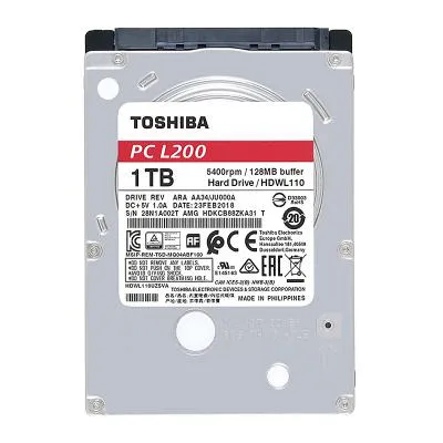 هارد‌ دیسک اینترنال لپ تاپ توشیبا ظرفیت 1 ترابایت مدل Toshiba L200 1TB HDD