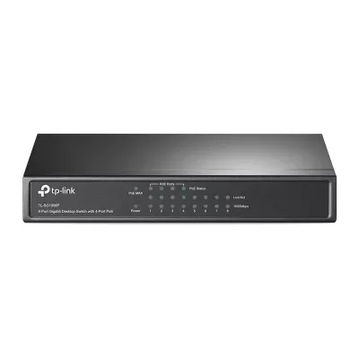 سوئیچ شبکه 8 پورت POE تی پی لینک مدل TP-Link TL-SG1008P V3.0