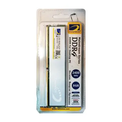 رم کامپیوتر 8 گیگابایت توین موس TwinMOS Mainstream 8GB DDR4 2400Mhz CL17