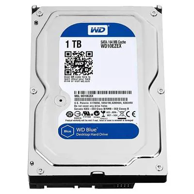 هارد‌ دیسک اینترنال وسترن دیجیتال آبی مدل ظرفیت 1 ترابایت WD Blue 1TB WD10EZEX