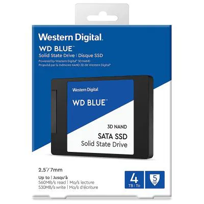هارد‌ دیسک SSD اینترنال وسترن دیجیتال ظرفیت 4 ترابایت مدل WD Blue WDS400T2B0A 4TB