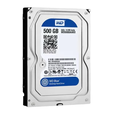 هارد‌ دیسک اینترنال وسترن دیجیتال آبی ظرفیت 500 گیگابایت WD Blue WD5000AAKX 500GB