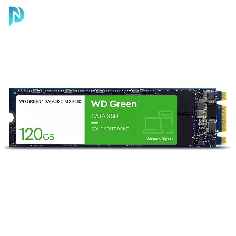 حافظه اینترنال SSD وسترن دیجیتال ظرفیت 120 گیگابایت مدل WD Green SATA SSD M.2 2280 120GB