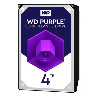 هارد‌ دیسک اینترنال وسترن دیجیتال بنفش ظرفیت 4 ترابایت WD Purple 4TB WD40PURZ