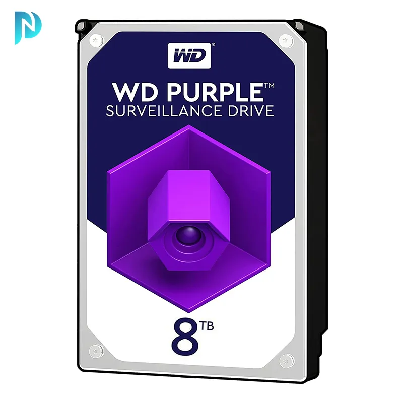 هارد‌ دیسک اینترنال وسترن دیجیتال بنفش ظرفیت 8 ترابایت WD Purple 8TB WD82PURZ