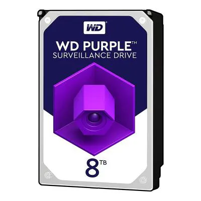 هارد‌ دیسک اینترنال وسترن دیجیتال بنفش ظرفیت 8 ترابایت WD Purple 8TB WD82PURZ