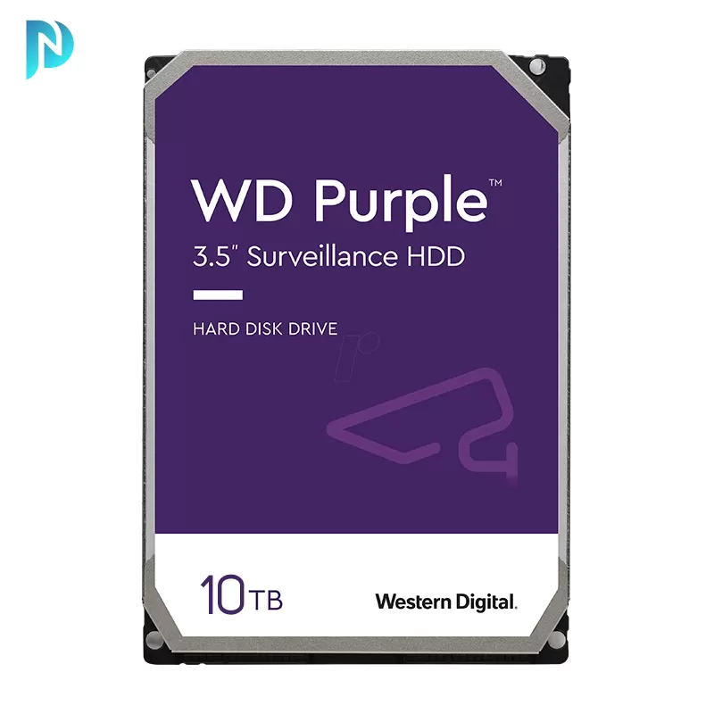 هارد‌ دیسک اینترنال وسترن دیجیتال بنفش ظرفیت 10 ترابایت WD Purple WD101PURZ 10TB