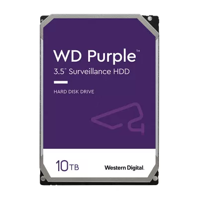 هارد‌ دیسک اینترنال وسترن دیجیتال بنفش ظرفیت 10 ترابایت WD Purple WD101PURZ 10TB