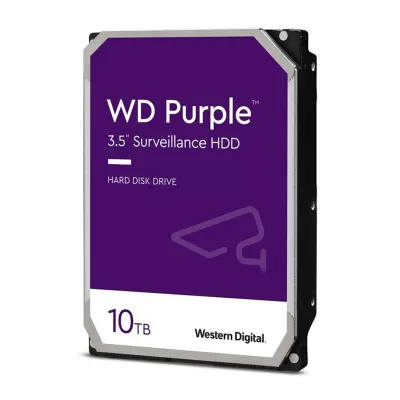 هارد‌ دیسک اینترنال وسترن دیجیتال بنفش ظرفیت 10 ترابایت WD Purple WD101PURZ 10TB