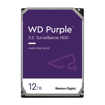 هارد‌ دیسک اینترنال وسترن دیجیتال بنفش ظرفیت 12 ترابایت WD Purple WD121PURZ 12TB