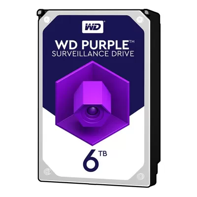 هارد‌ دیسک اینترنال وسترن دیجیتال بنفش ظرفیت 6 ترابایت WD Purple WD63PURZ 6TB