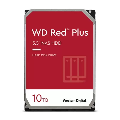 هارد‌ دیسک اینترنال وسترن دیجیتال قرمز ظرفیت 10 ترابایت WD Red Plus WD101EFBX 10TB