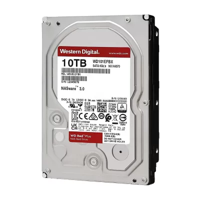 هارد‌ دیسک اینترنال وسترن دیجیتال قرمز ظرفیت 10 ترابایت WD Red Plus WD101EFBX 10TB