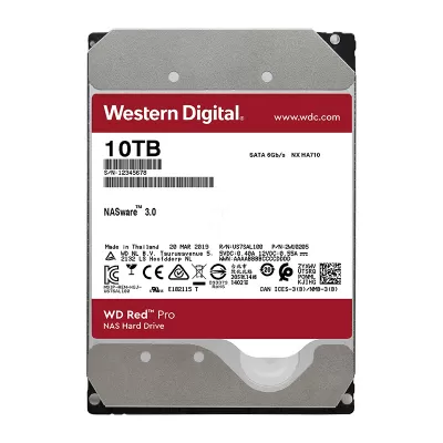 هارد‌ دیسک اینترنال وسترن دیجیتال قرمز ظرفیت 10 ترابایت WD Red Pro WD102KFBX 10TB