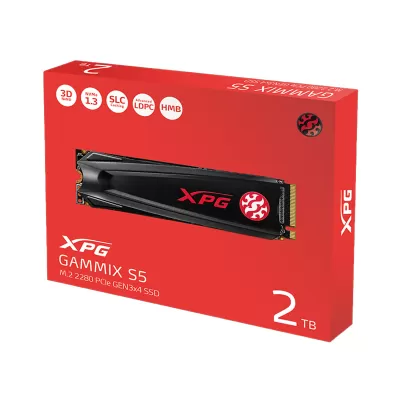 حافظه اینترنال SSD ایکس پی جی ظرفیت 2 ترابایت مدل XPG GAMMIX S5 M.2 2280 NVMe 2TB