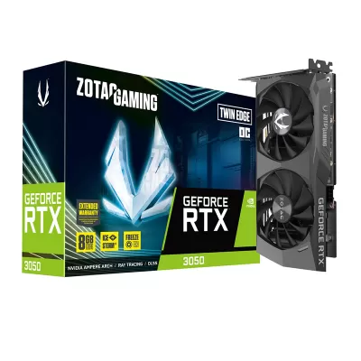 کارت گرافیک زوتک مدل ZOTAC GAMING GeForce RTX 3050 Twin Edge OC 8GB