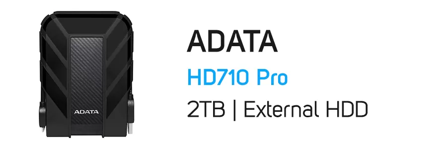 هارد‌ دیسک اکسترنال ای دیتا ظرفیت 2 ترابایت مدل ADATA HD710 Pro 2TB