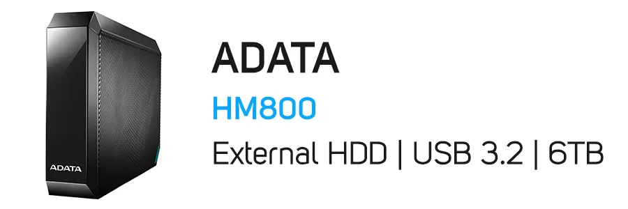 هارد‌ دیسک اکسترنال ای دیتا ظرفیت 6 ترابایت مدل Adata HM800 6TB