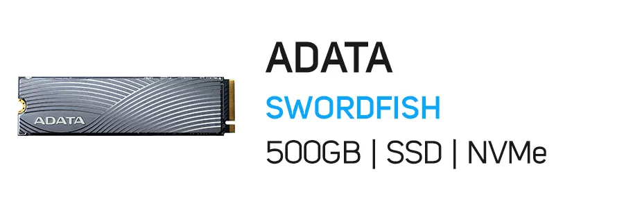 هارد‌ دیسک SSD اینترنال ای دیتا ظرفیت 500 گیگابایت مدل ADATA SWORDFISH M.2 500GB