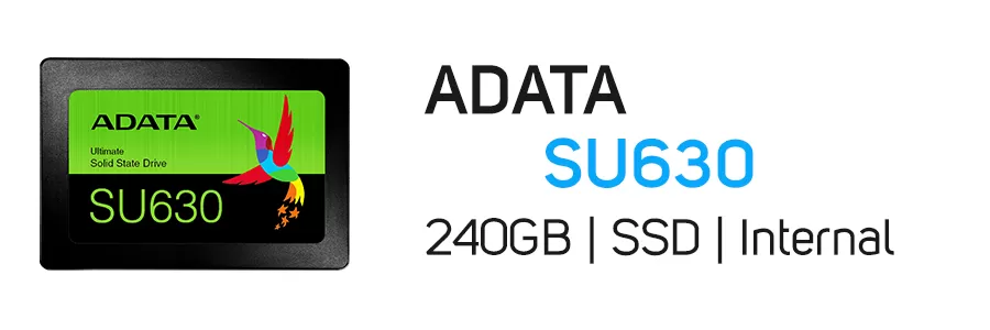 حافظه اینترنال SSD ای دیتا ظرفیت 240 گیگابایت مدل ADATA Ultimate SU630 240GB