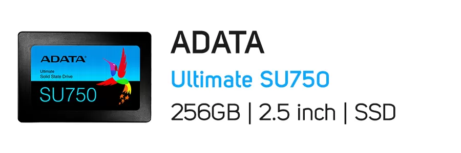 هارد‌ دیسک SSD اینترنال ای دیتا ظرفیت 256 گیگابایت مدل ADATA Ultimate SU750 256GB