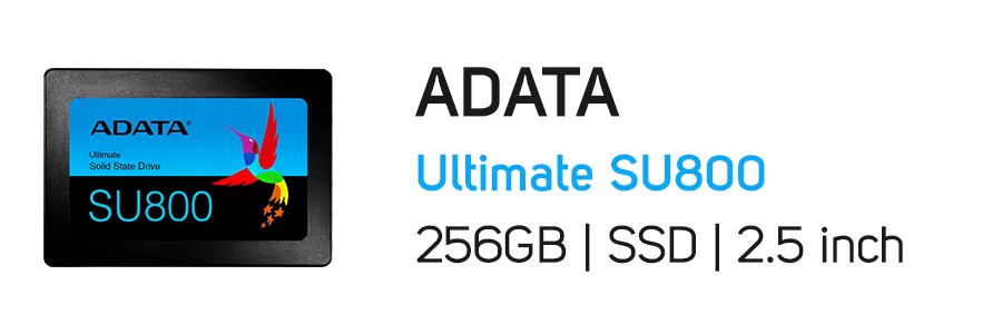 هارد‌ دیسک SSD اینترنال ای دیتا ظرفیت 256 گیگابایت مدل ADATA Ultimate SU800 256GB