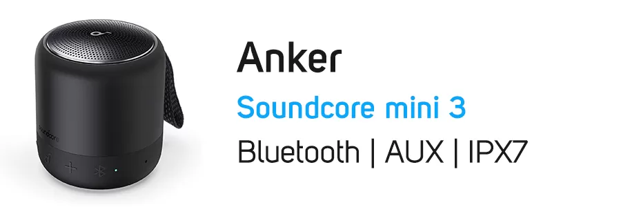 اسپیکر همراه بلوتوثی انکر مدل Anker Soundcore Mini 3