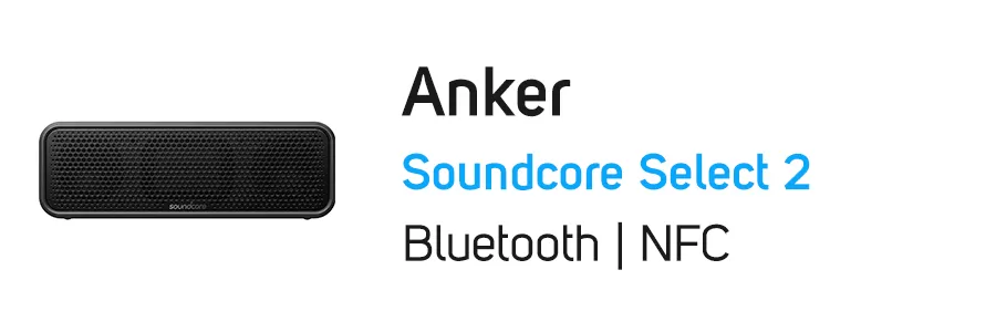 اسپیکر همراه بلوتوثی انکر مدل Anker Soundcore Select 2