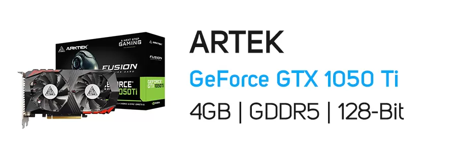 کارت گرافیک آرک تک مدل ARKTEK Geforce GTX 1050 Ti 4GB