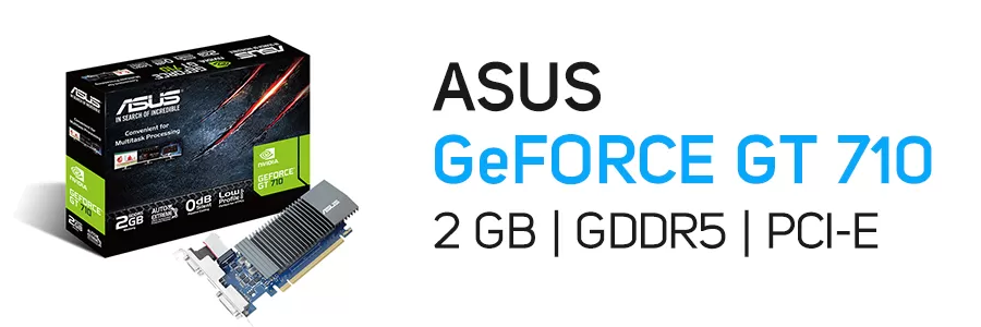 کارت گرافیک ایسوس مدل ASUS GeForce GT-710 2GB GDDR5