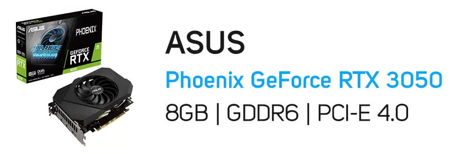 کارت گرافیک ایسوس مدل ASUS Phoenix GeForce RTX 3050 8GB