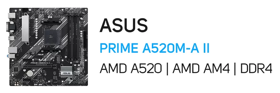 مادربرد پرایم ایسوس مدل ASUS PRIME A520M-A II