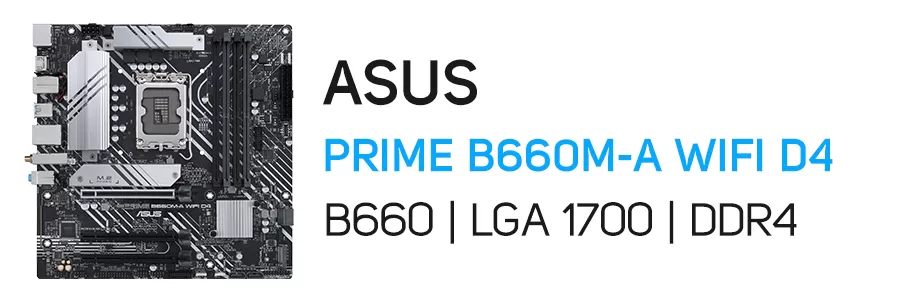 مادربرد پرایم ایسوس مدل ASUS PRIME B660M-A WIFI D4