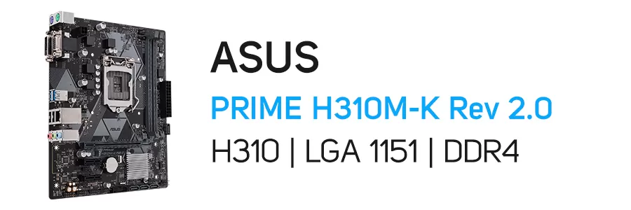 مادربرد ایسوس مدل ASUS PRIME H310M-K Rev 2.0