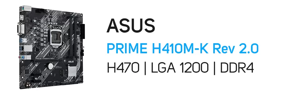 مادربرد ایسوس مدل ASUS PRIME H410M-K Rev 2.0