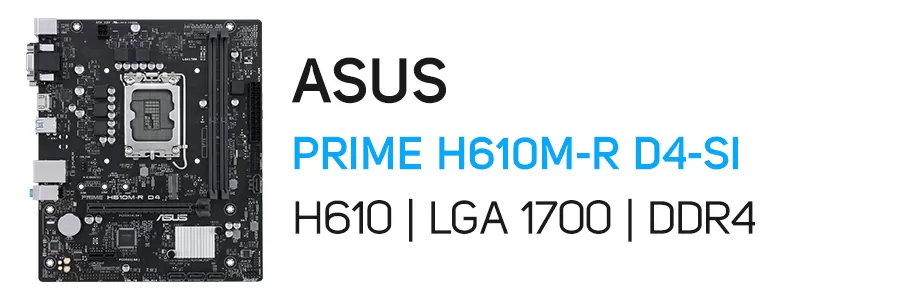 مادربرد ایسوس ASUS PRIME H610M-R D4-SI