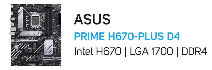 مادربرد ایسوس مدل Asus PRIME H670-PLUS D4