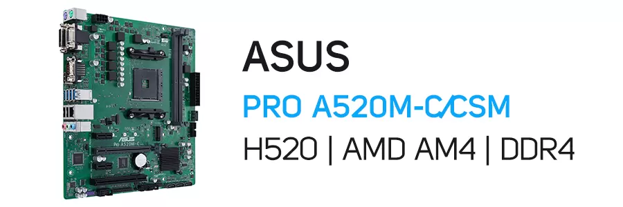 مادربرد ایسوس مدل ASUS PRO A520M-C/CSM