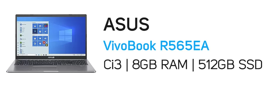 لپ تاپ ایسوس مدل Asus VivoBook R565EA i3 8GB 512GB SSD