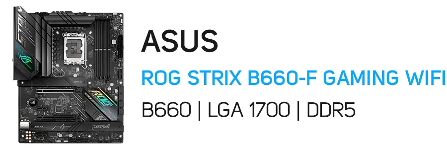 مادربرد گیمینگ ایسوس مدل ASUS ROG STRIX B660-F GAMING WIFI