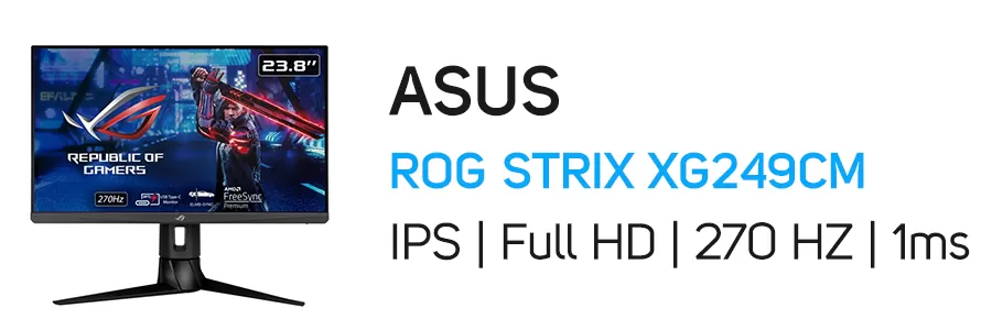 مانیتور گیمینگ ایسوس سایز 24 اینچ مدل ASUS ROG Strix XG249CM Gaming Monitor