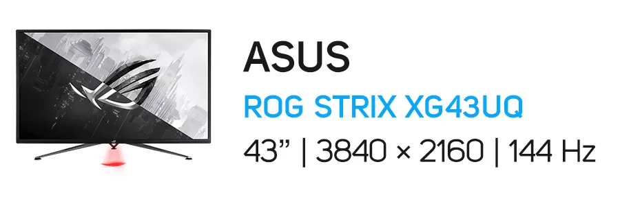 مانیتور 43 اینچ گیمینگ ایسوس مدل ASUS ROG STRIX XG43UQ