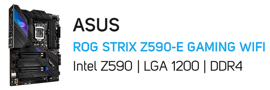 مادربرد گیمینگ ایسوس مدل ASUS ROG STRIX Z590-E GAMING WIFI