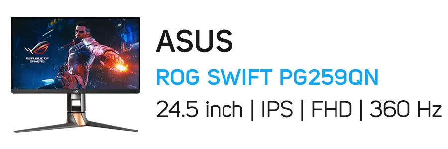 مانیتور 24.5 اینچ گیمینگ ایسوس مدل ASUS ROG SWIFT PG259QN