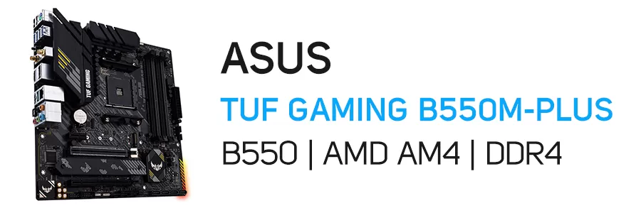 مادربرد گیمینگ ایسوس تاف مدل ASUS TUF GAMING B550M PLUS (WI-FI)