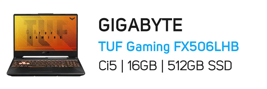 لپ تاپ گیمینگ ایسوس مدل ASUS TUF Gaming F15 FX506LHB i5 16GB 512GB