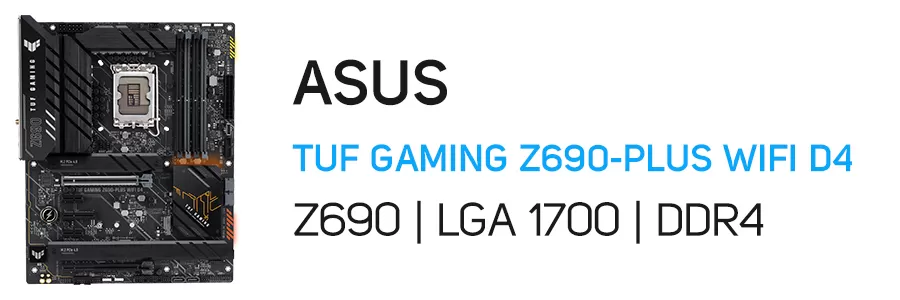 مادربرد گیمینگ ایسوس مدل ASUS TUF GAMING Z690-PLUS WIFI D4