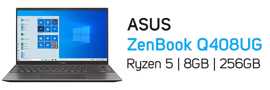 لپ تاپ 14 اینچی ایسوس از سری زنبوک با مدل ASUS ZenBook Q408UG